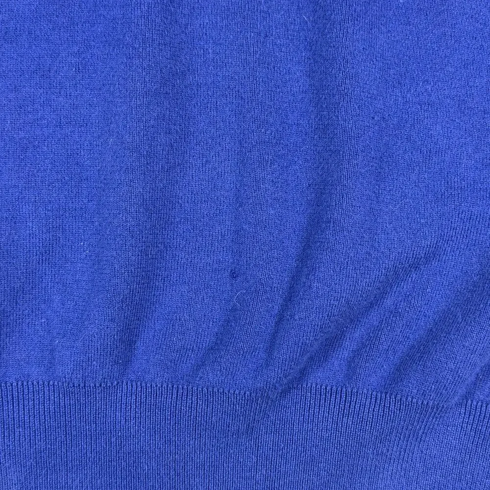 Vintage Polo Ralph Lauren Blue Sweater Vest Mens XXL Cotton Knit Golf 90s Preppy